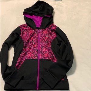 4/$20 C9 Champion black hooded jacket size M (7-8)